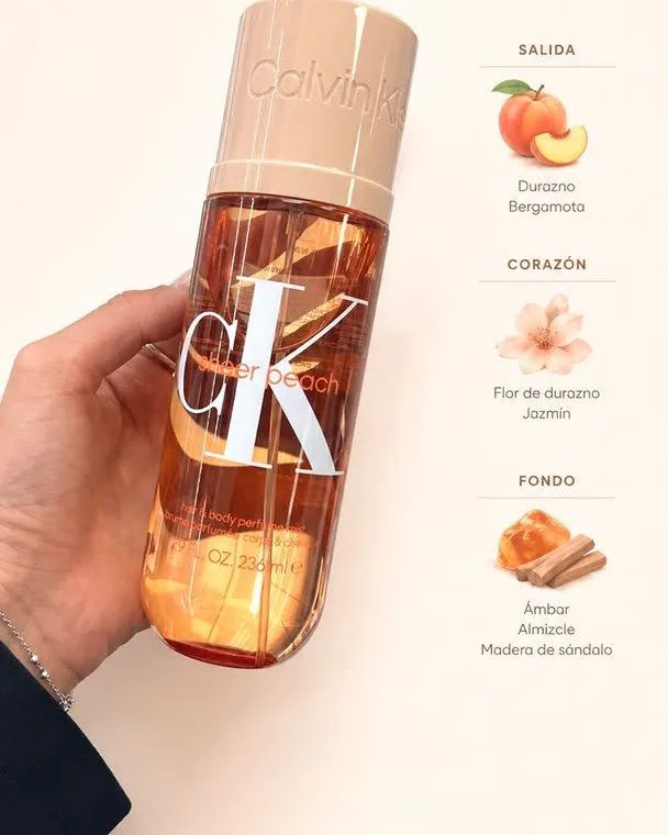 Calvin Klein CK Hair & Body Mist Sheer Peach