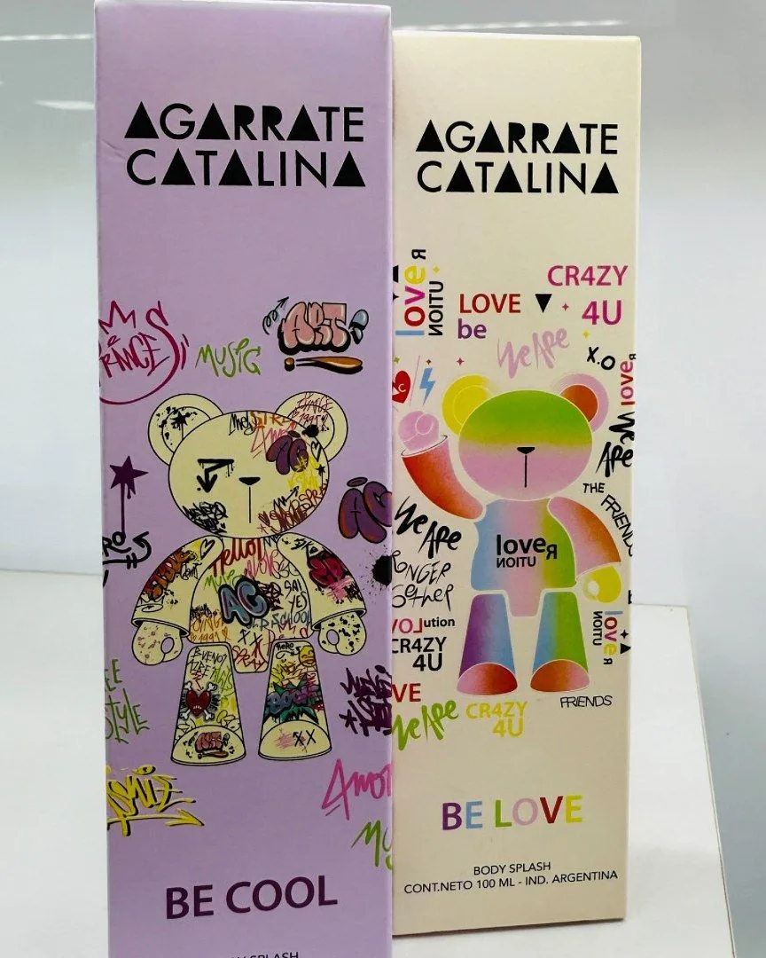 Agarrate Catalina Perfume infantil Be Cool y Be Love